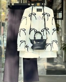 تصویر ست مانتو شلوار نسیم سایز ۱ مناسب ۳۸ تا ۴۲ و سایز ۲ مناسب ۴۴ تا ۴۸ 