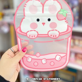 تصویر زیپ کیپ فانتزی - زرد 