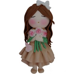 تصویر تاپر کیک فوندانتی دخترانه - گوگولی ها 