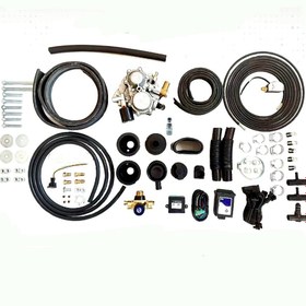 تصویر کیت کامل سی ان جی پارسیان بدون مخزن و پایه cng Parsian CNG complete kit without tank