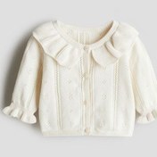 تصویر کت تک بافتنی نوزاد کرم اچ اند ام 1267055001 