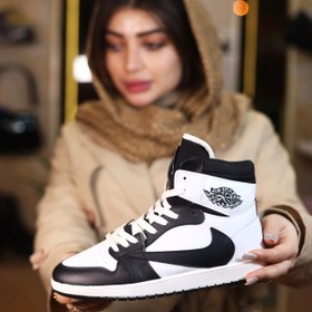 تصویر کتونی دخترانه ساقدار نایک جردن اورجینال nike jordan