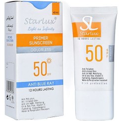 تصویر ضد آفتاب بی رنگ استارلوکس spf50 