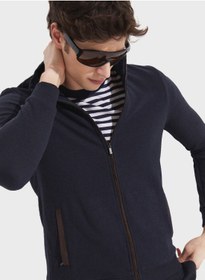 تصویر سویشرت نیم زیپ اسنشیال برند june Essentail Half Zipper Sweatshirt