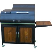 تصویر باربیکیو ذغالی گازی پلوپزدار کابینت دار صادراتی 