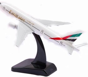 تصویر ماکت هواپیما بوئینگ 777 امارات | AirPlane Model 16cm Boeing 777 Emirates 