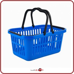 تصویر سبد خرید فروشگاهی دستی پلاستیکی 