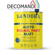 تصویر پوشرنگ روغنی آلکیدی سفید مات 