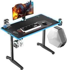 تصویر میز گیمینگ مدل Eureka Ergonomic Gaming Desk - ارسال 15 الی 20 روز کاری 