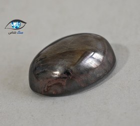 تصویر سنگ حدید (هماتیت) بیضی 7.4 گرم 