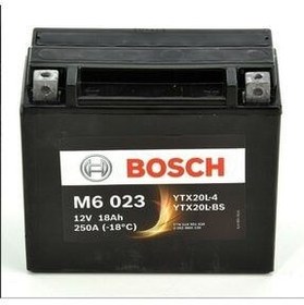 تصویر باطری Ytx20L Bs 12 V 18 Amp M6023 باتری موتور سیکلت Bosch 