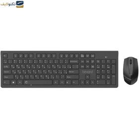 تصویر کیبورد و ماوس بی سیم بیاند مدل BMK-5210 RF Beyond BMK-5210 RF Wireless Keyboard and Mouse