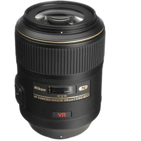 تصویر لنز دوربین عکاسی نیکون مدل Nikon AF-S Micro NIKKOR 105mm f2.8G ED VR 