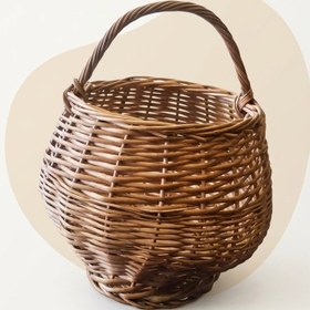 تصویر سبدحصیری گل-166 