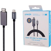 تصویر کابل تبدیل USB-C به HDMI انکر مدل Anker A8730 کد 8158 