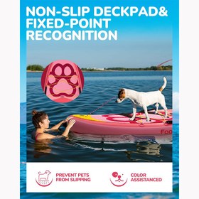 تصویر BIG FLY PET FOOTPRINT PINK PADDLE BOARD 
