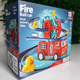 تصویر اتوبوس سرسره ایی 