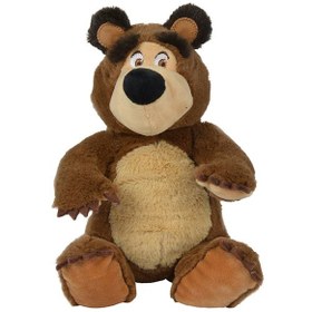 تصویر مبل بگ خرس ماشا، ۲۰ سانتیمتر، نشسته برند simba Masha Bean Bag Bear, 20Cm, Sitting