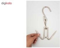 تصویر قلاب قصابی دو لبه مدل 01 