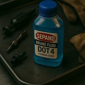 تصویر روغن ترمز سپند (آبي) فومن شيمي DOT4 250ml 