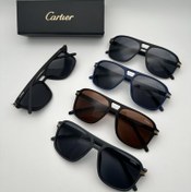 تصویر عینک آفتابی مردانه کارتیر مدل UV400 فریم طوسی 