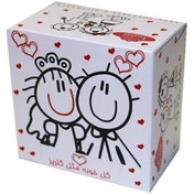 تصویر دستمال کاغذی گلریز گلدار طرح رویای کودکانه 50 برگ دولا 