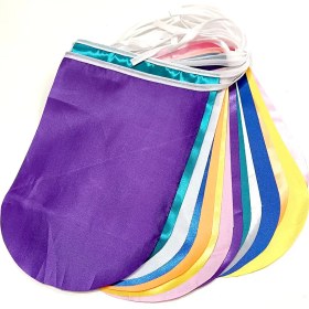 تصویر ریسه پرچم رنگی 