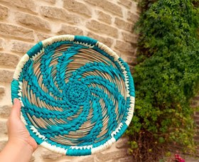 تصویر دیوارکوب حصیری 