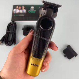 تصویر ماشین اصلاح وی جی آر مدل V-996 با تیغه سرامیک و برش مستقیم 