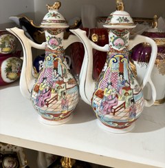 تصویر گلاب پاش چینی گلمرغی قدیمی 