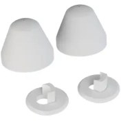 تصویر کله قندی و محافظ پلاستیکی بین پیچ بلند و کاسه والهنگ 