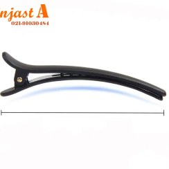 تصویر گیره تقسیم مو پلاستیکی(بسته 6 عددی ) Hair parting clip