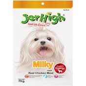 تصویر تشویقی سگ جرهای مدل میله ای طعم شیری 70 گرم ( تقویتی ) ا Jerhigh Milky 70g Jerhigh Milky 70g