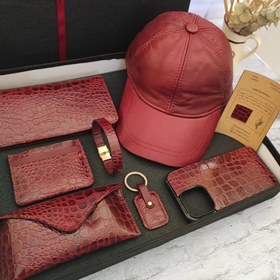 تصویر ست چرم طبیعی کدse08 