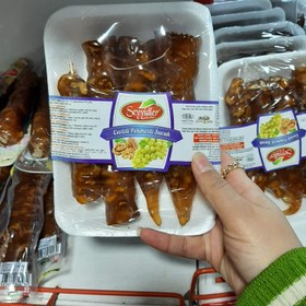 تصویر سوجوک شیره انگور و گردو سیدلر وزن ۳۰۰ گرم 
