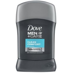 تصویر استیک ضد تعریق مردانه داو مدل clean comfort dove stick clean comfort deodorant for men 50 ml