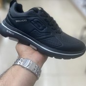 تصویر کفش اسپرت مردانه اسکچرز رویه فوم رنگ مشکی 