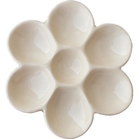 تصویر پالت سرامیکی وندا (مدل گلبرگ بزرگ) 