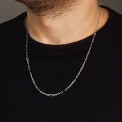 تصویر 0290. زنجیر نقره مردانه 