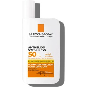 تصویر کرم ضد آفتاب بی رنگ لاروش پوزای ANTHELIOS UVMUNE 400 SPF50 FLUID INVISIBLE حجم 50 میلی لیتری 