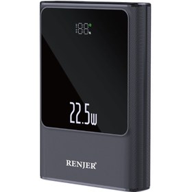 تصویر پاوربانک فست شارژ 20000 میلی آمپر رنجر Renjer RJ-P20 Power bank fast charge 20000 Renjer P20 22.5w