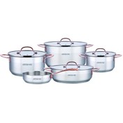 تصویر سرویس قابلمه عرشیا مدل SS064 3175 ARSHIA SS064-3175 COOKWARE SET