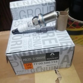 تصویر شمع موتور پایه کوتاه Renault Renault short base spark plug