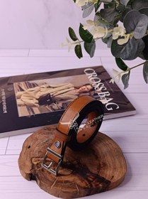 تصویر کمربند زنانه - نخودی 