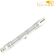 تصویر لامپ خیاری رشته‌ای پرنور نور آفتابی 150 وات FEC کد 78 