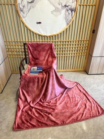 تصویر پتو دو نفره طرح گل رز 