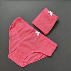 تصویر لباس زیر کبریتی صورتی کد ۲۰۶۲ 