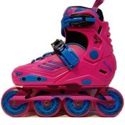 تصویر اسکیت فری استایل سایز متحرک همراه با ست ایمنی 