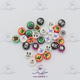 تصویر مهره فیمو طرحدار کد 6 (30 عددی) 