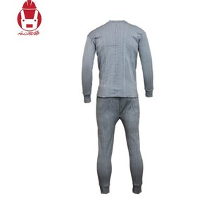 تصویر گرم کن شلوار میلنگی، لباس گرم میلنگی سربازی رنگ طوسی Underwear Clothes For Winter